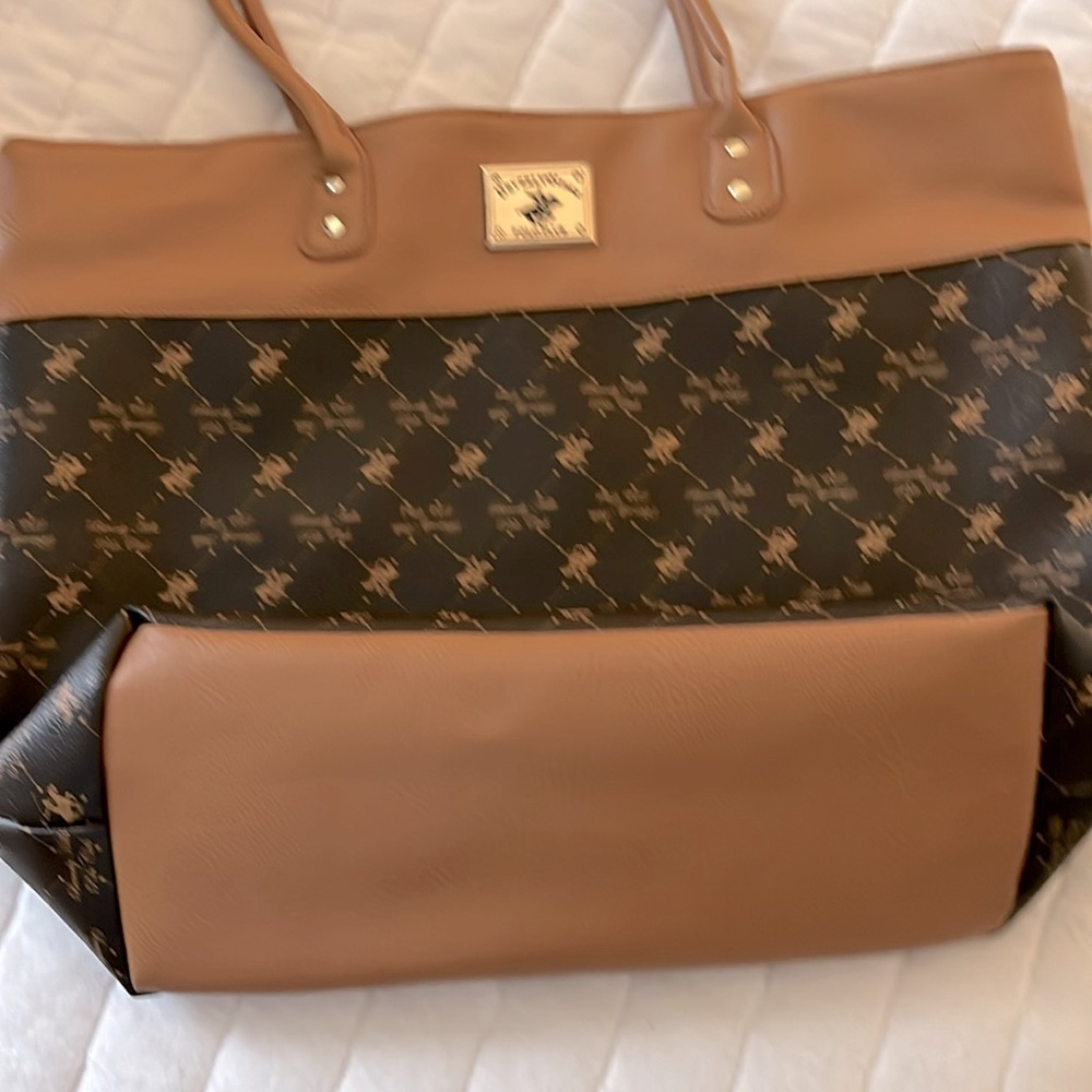 Beverly Hills Polo Club Brown Women’s Shoulder Purse - Picture 5 of 6